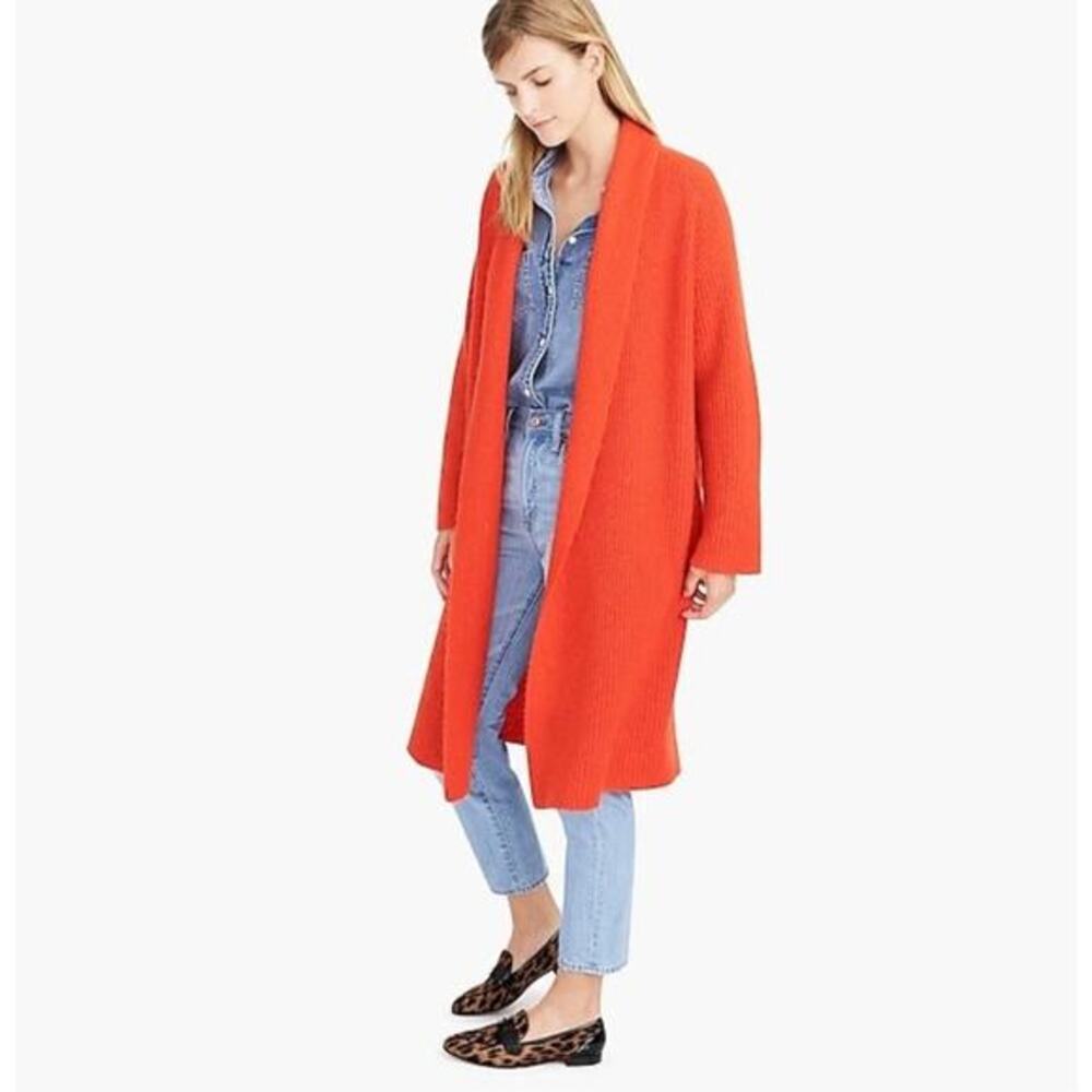 Women’s Demylee™ X J.Crew wool blend cardigan‎ in Orange Size Small